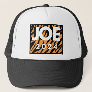 JOE 2024 Tiger Print Trucker Hat