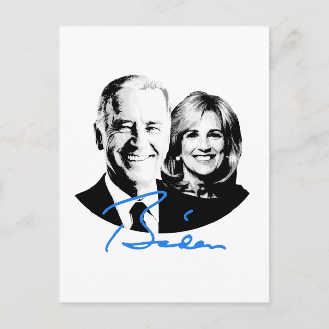 Joe and Jill Biden Signature Postcard (Front)
