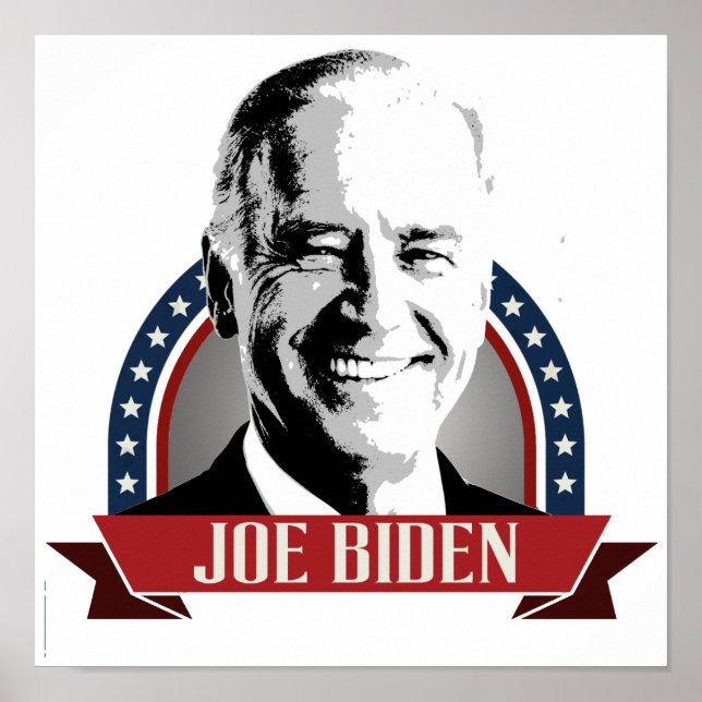 JOE BIDEN 2016 NAMEPLATE -.png Poster (Front)