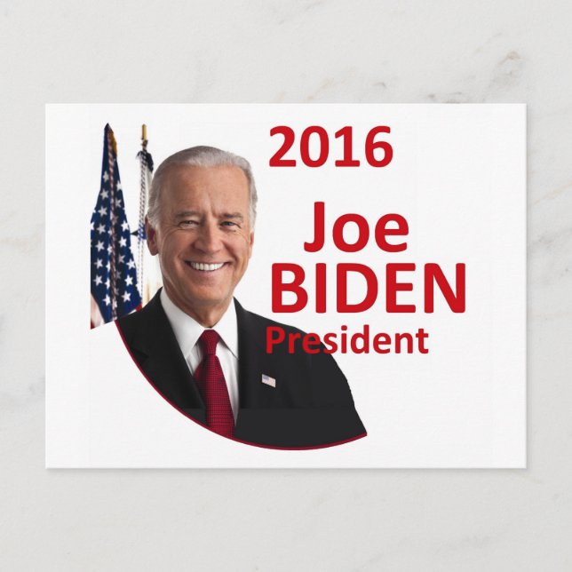 Joe BIDEN 2016 Postcard (Front)