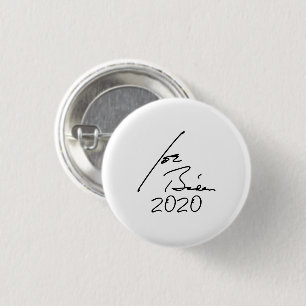 JOE BIDEN 2020 Autograph 1 Inch Round Button