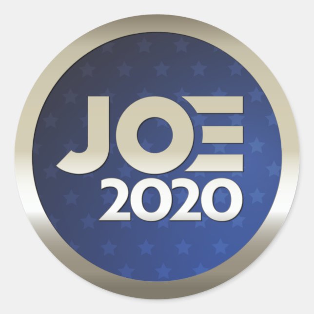 Joe Biden 2020 Classic Round Sticker (Front)