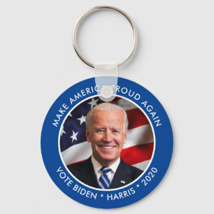 Joe Biden 2020 Collectable Keepsake Photo Keychain