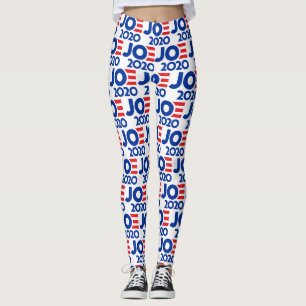 Joe Biden 2020 Customizable Background Yoga Leggings