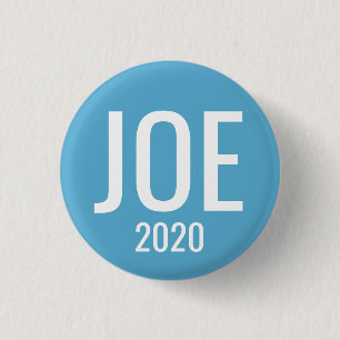 Joe Biden 2020 for President - Simple Blue Design 1 Inch Round Button