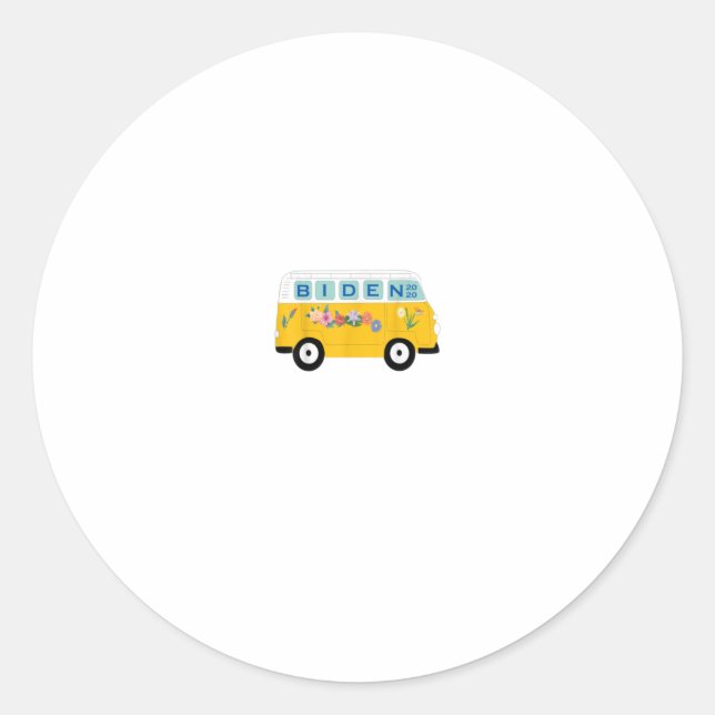 Joe Biden 2020 Vintage Classic Round Sticker (Front)