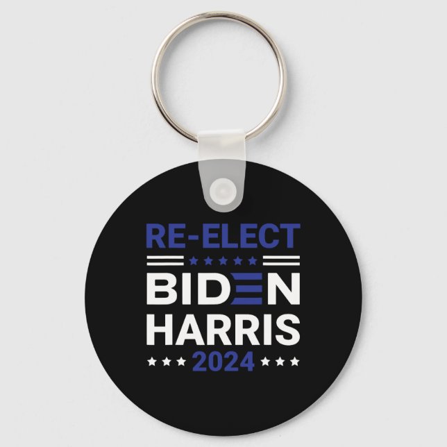 Joe Biden 2024 Democrats  Keychain (Front)