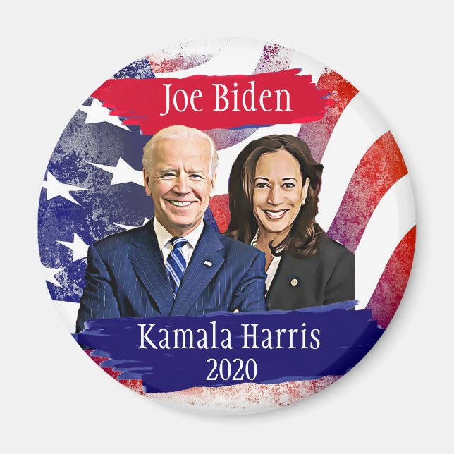 Joe Biden and Kamala Harris 2020 US Election Magnet (Front)