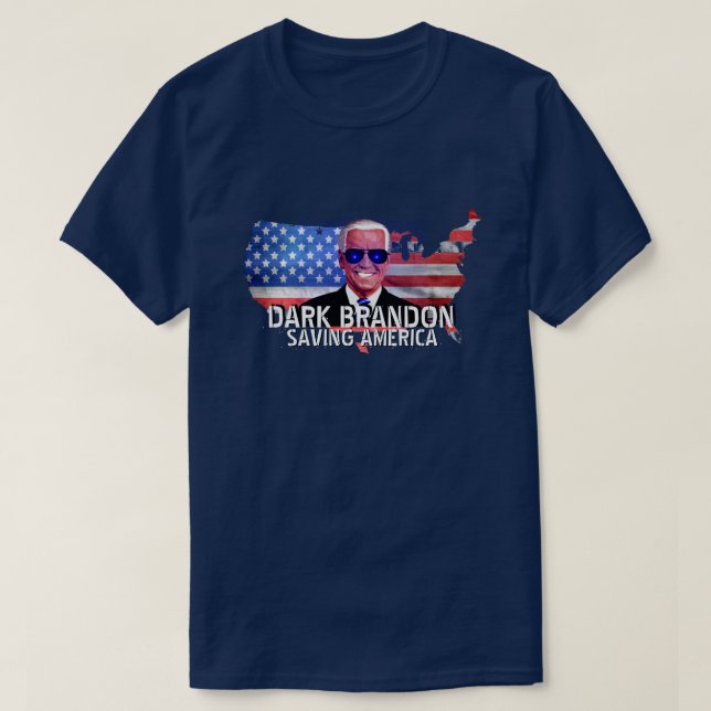 Joe Biden as Dark Brandon   T-Shirt (Design Front)