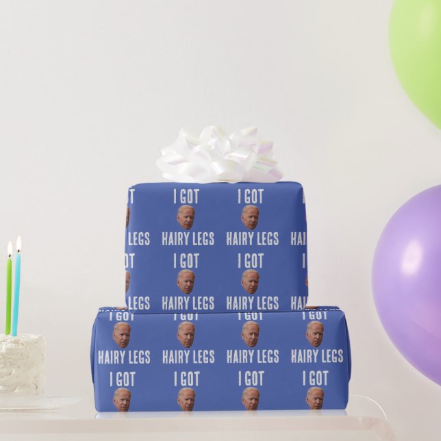 JOE BIDEN BIRTHDAY CONFUSED WRAPPING PAPER (Party Gifts)