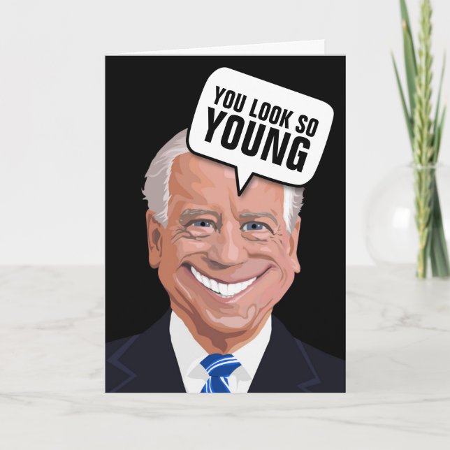 JOE BIDEN CARTES D'ANNIVERSAIRE DÉPLAISANTES ET AM (Devant)
