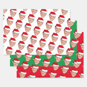 Joe Biden Christmas Wrapping Paper Sheet