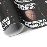 JOE BIDEN DARK WINTER CHRISTMAS WRAPPING PAPER<br><div class="desc">JOE BIDEN DARK WINTER WRAPPING PAPER</div>