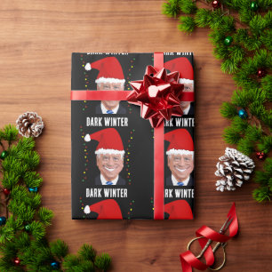 JOE BIDEN DARK WINTER FUNNY CHRISTMAS WRAPPING PAP WRAPPING PAPER