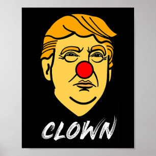 Joe Biden Donald Trump Clown Circus Poster