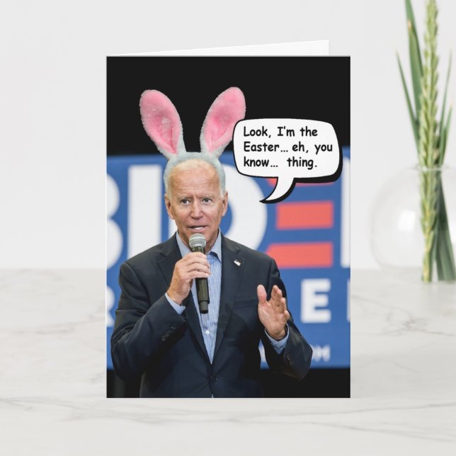 Joe Biden Easter Card (Front)