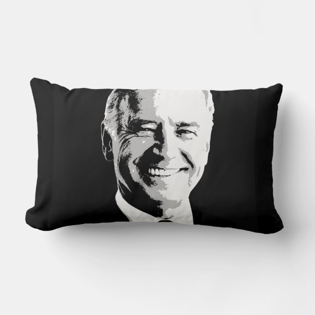 Joe Biden Face Lumbar Pillow (Front)