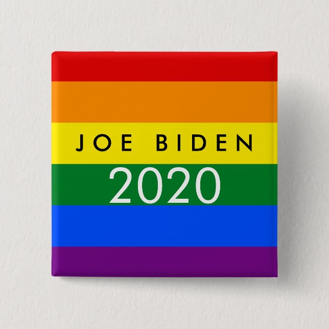 Joe Biden for President 2020 2 Inch Square Button (Front)