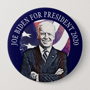 Joe Biden for President 2020 US Election Rally 4 Inch Round Button