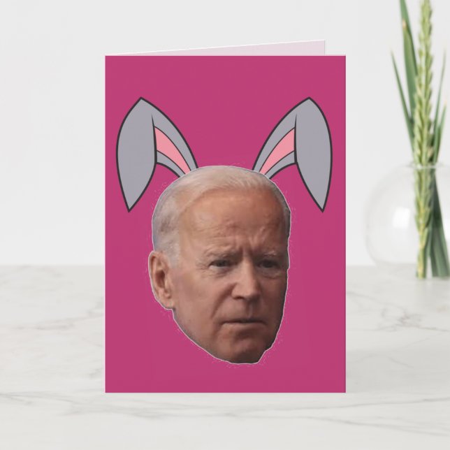 JOE BIDEN FUNNY CARTES DE PÂQUES (Devant)
