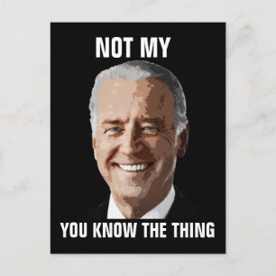 JOE BIDEN FUNNY POSTCARDS