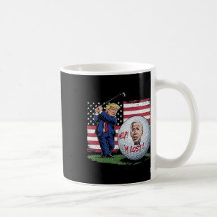 Joe Biden Golf Ball Funny Coffee Mug