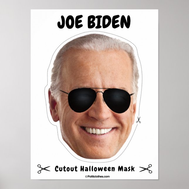 Joe Biden Halloween Mask Poster (Front)