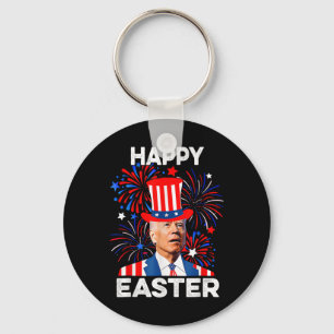 Joe Biden Happy Easter For Funny 4th Of July Patri Keychain