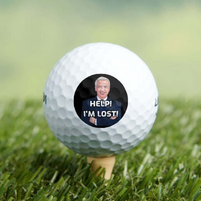 JOE BIDEN HELP! I'M LOST! GOLF BALLS (Insitu Tee)