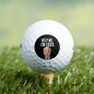 JOE BIDEN HELP ME, I'M LOST! FUNNY GOLF BALLS
