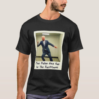 Joe Biden In The Backrooms Real Photo T-Shirt