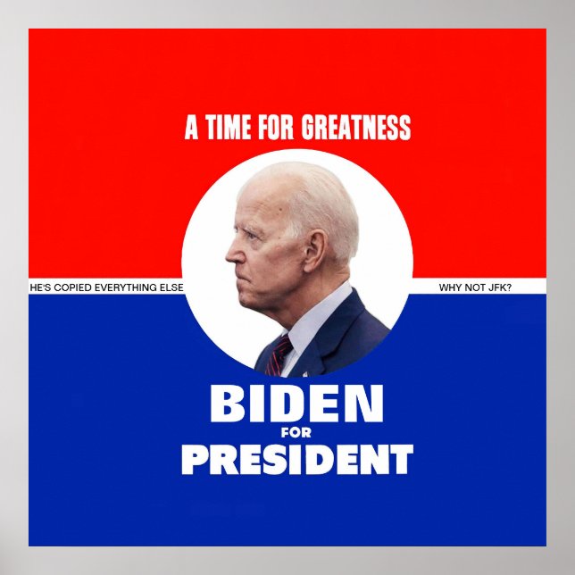 Joe Biden JFK-style Poster (Front)