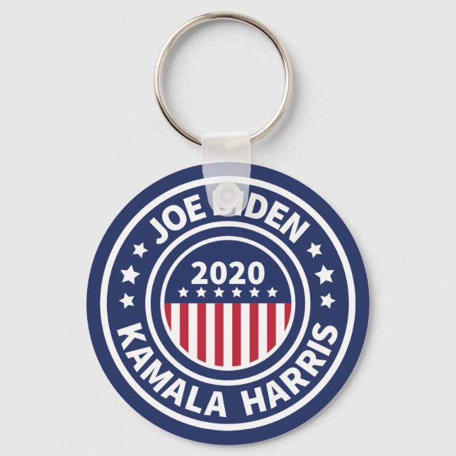 Joe Biden Kamala Harris 2020 Keychain (Front)