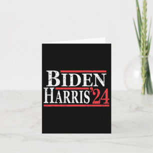 Joe Biden Kamala Harris 2024 Card
