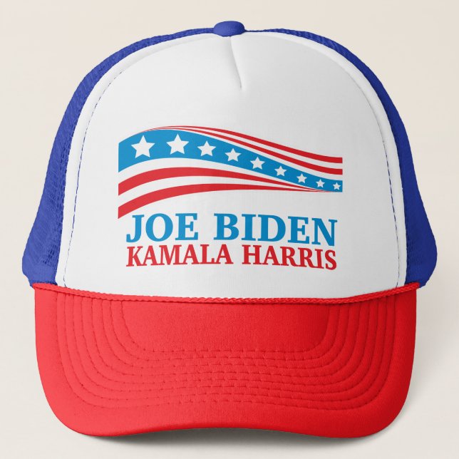 Joe Biden Kamala Harris for America Trucker Hat (Front)