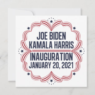 Joe Biden Kamala Harris Inauguration 2021 Invitation