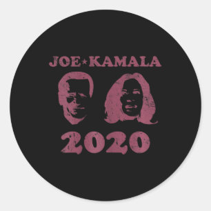 Joe Biden Kamala Harris President 2020  Classic Round Sticker