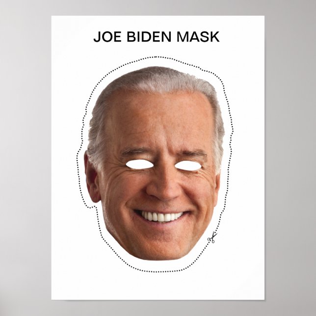 Joe Biden Mask Poster (Front)