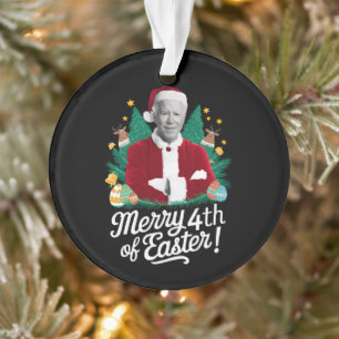 Joe Biden Noël Santa Joyeux 4ème de Pâques Xmas