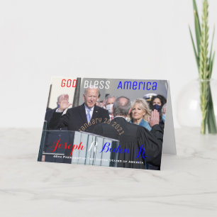 Joe Biden Oath of Office 2021 Inauguration Card