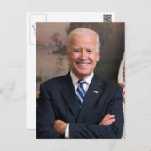 Joe Biden Official Presidential Portrait Postcard (Front/Back)