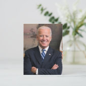 Joe Biden Official Presidential Portrait Postcard (Standing Front)