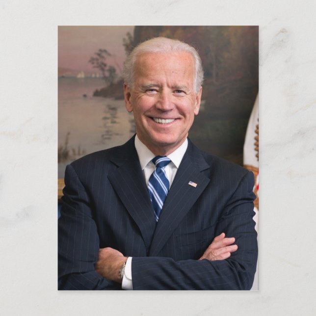 Joe Biden Official Presidential Portrait Postcard (Front)