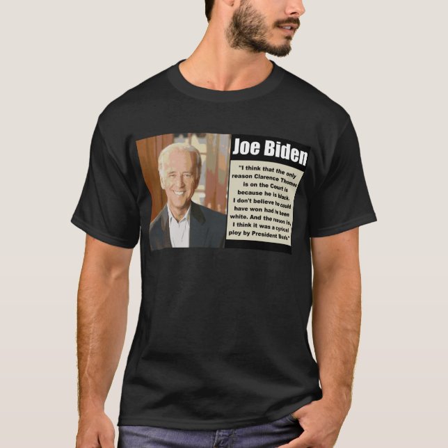 Joe Biden on Clarence Thomas T-Shirt (Front)