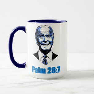 Joe Biden Palm 28:7 (Idiocracy) Mug