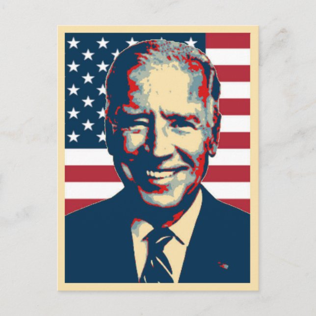 Joe Biden Patriotic Postcard (Front)