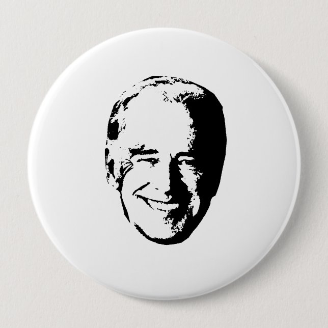 JOE BIDEN - -.png 4 Inch Round Button (Front)