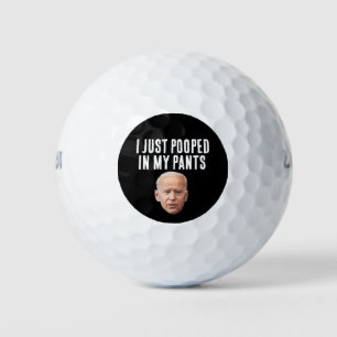 JOE BIDEN POOPED PANTS BALLES DE GOLF FUNNY