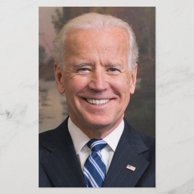 Joe Biden Portrait Photo Flyer (Front)