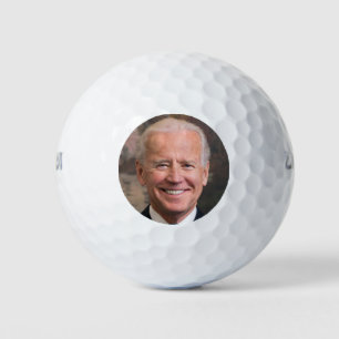 Joe Biden Portrait Photo Golf Balls